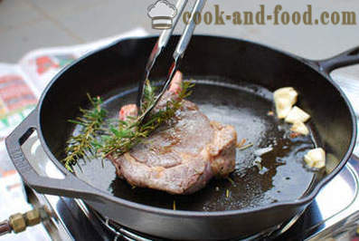 Liellopu steiks ar pannā recepti