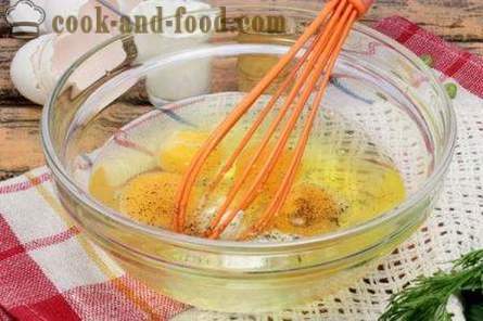Recepte omlete krāsnī ar garšaugiem un vistu