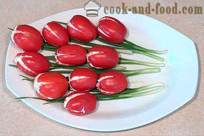 Svētku kompozīcija Tomato - tulips
