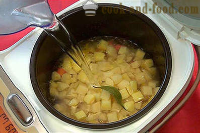 Kā pagatavot kartupeļu zupa multivarka