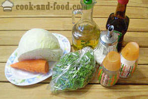 Vitamin salāti kāpostiem un burkāniem