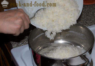 Piens rīsu putra - soli pa solim recepti