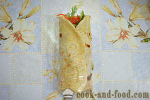 Mājas shawarma vistas recepte ar soli pa solim fotogrāfijas