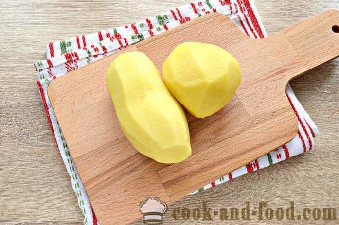 Cepti kartupeļi ar sieru - kā gatavot garšīgus kartupeļus ar sieru, soli pa solim recepšu fotogrāfijas