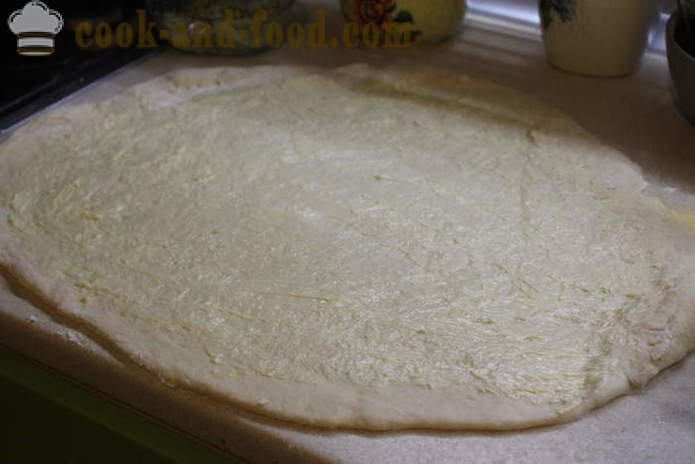 Siera maizītes ar ķiplokiem un sīpoliem - kā padarīt smalkmaizītes ar sieru un ķiplokiem, ar soli pa solim recepšu fotogrāfijas