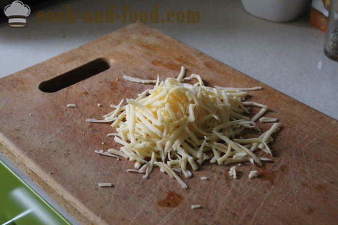 Cepts kartupelis ar sieru - kā garšīgi pagatavot kartupeļus krāsnī, ar soli pa solim recepšu fotogrāfijas