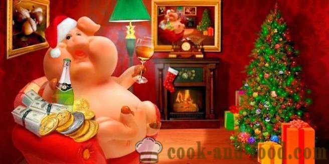 Ziemassvētku kokteiļus un dzērienus, kas 2019. gadā no Pig - kādi dzērieni dzert Jaungada 2019 Jaungada Receptes: alkoholisko un bezalkoholisko bērniem un grūtniecība