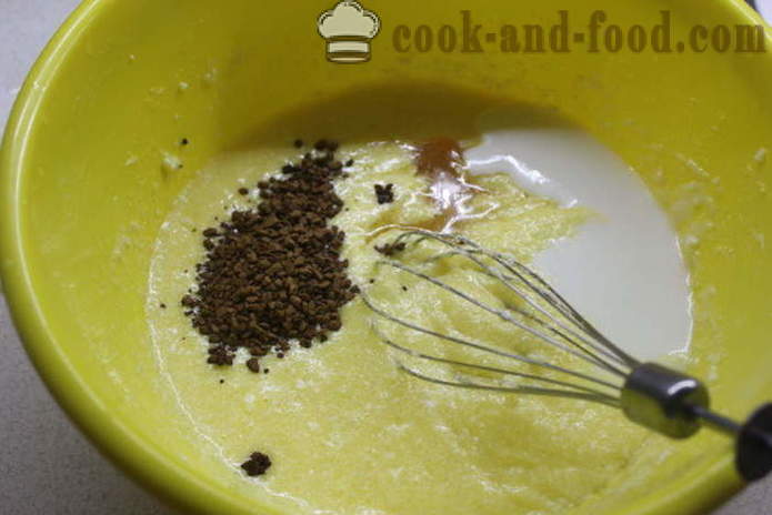 Kafija un smalkmaizītes krāsnī medus - kā cept kūkas ar kefīru ar silikona veidnēs, soli pa solim recepšu fotogrāfijas