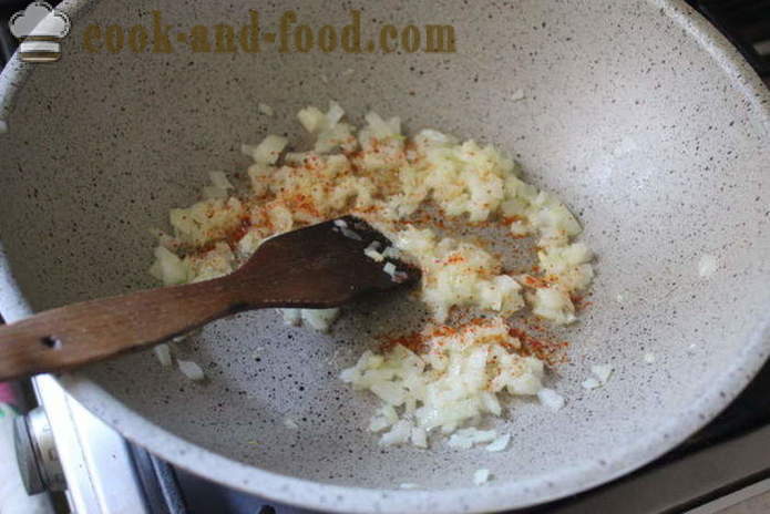 Delicious rīsi ar garnelēm Taizemes - kā gatavot rīsus ar jūras veltēm, soli pa solim recepšu fotogrāfijas