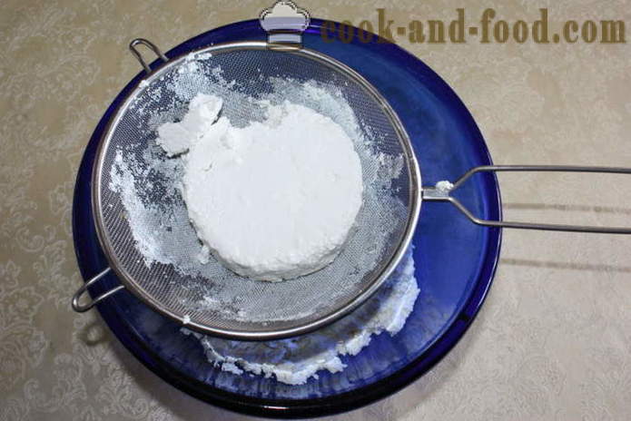 Biezpiena siera kūka ar zemenēm bez cepšanas - kā gatavot siera ar zemenēm, soli pa solim recepšu fotogrāfijas