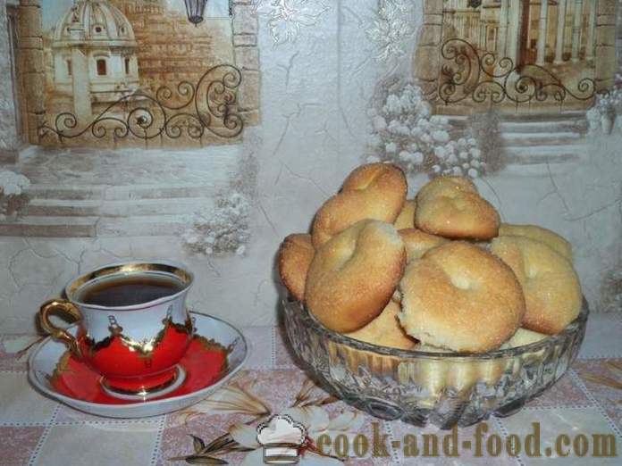 Mājās sīkfaili kefīru - kā cept cookies ar kefīru steigā, soli pa solim recepšu fotogrāfijas
