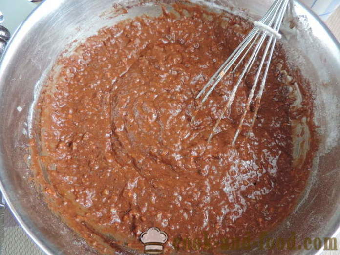 Vieglākais šokolādes burkānu kūka ar augu eļļu - kā gatavot burkānu kūku krāsnī, ar soli pa solim recepšu fotogrāfijas