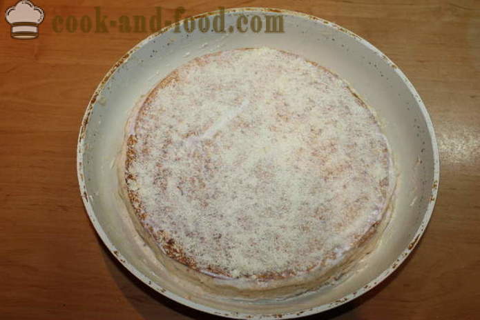 Siera kūka plānas pitas ar vistas krūtiņu - kā padarīt kūka no lavašu ar pildījumu krāsnī, soli pa solim recepti ar fotogrāfijām