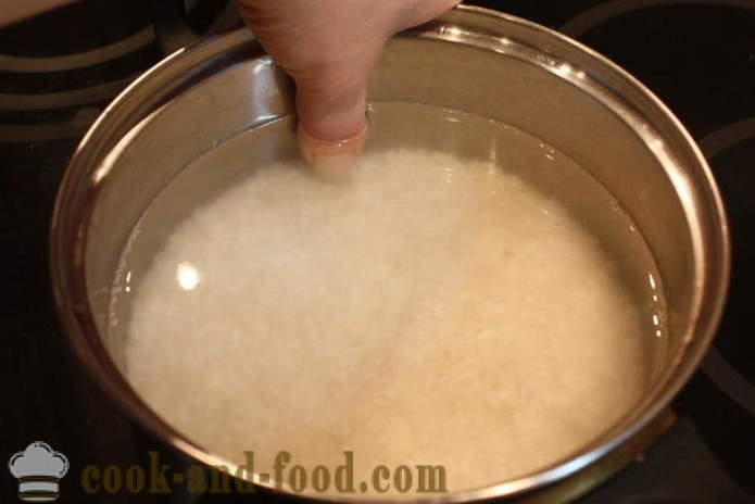 Labākā suši rīsi ar rīsu etiķi - kā gatavot rīsus, lai suši mājās, soli pa solim recepšu fotogrāfijas