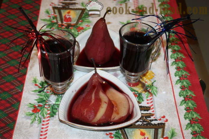 Bumbieru karstvīna sarkano sauso vīnu - kā gatavot karstvīnu mājās, soli pa solim recepšu fotogrāfijas