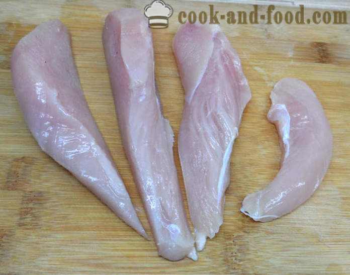 Nevārītas jerked vistas krūtiņa mājās - kā padarīt jerked vistas mājās soli pa solim recepšu fotogrāfijas