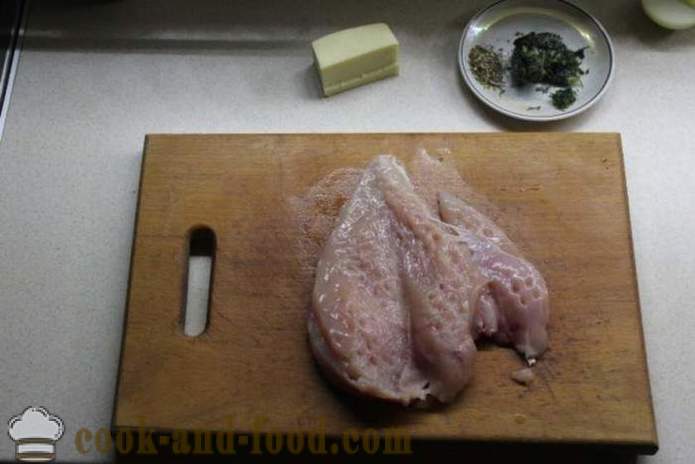 Siers roll no vistas krūtiņa ar krāsnī - kā padarīt vistas roll mājās, soli pa solim recepšu fotogrāfijas