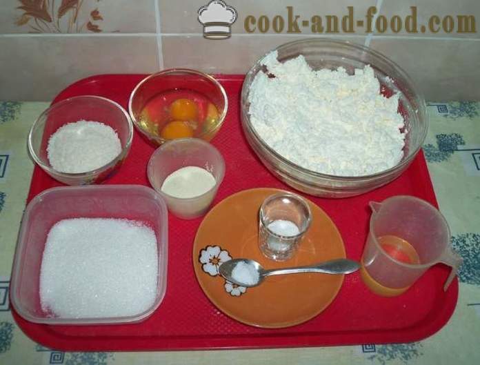 Uztura kokosriekstu siera kūkas bez miltiem - kā padarīt uztura biezpiena siera pankūkas ar mannas soli pa solim recepšu fotogrāfijas