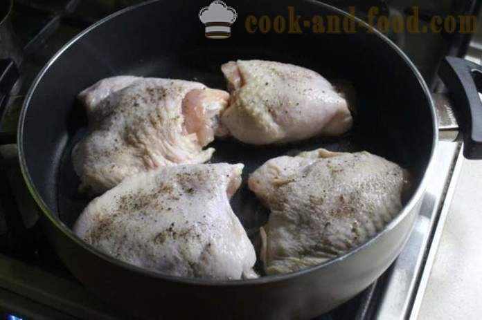 Chakhokhbili Vistas gruzīnu - kā gatavot chakhokhbili mājās, soli pa solim foto-receptes