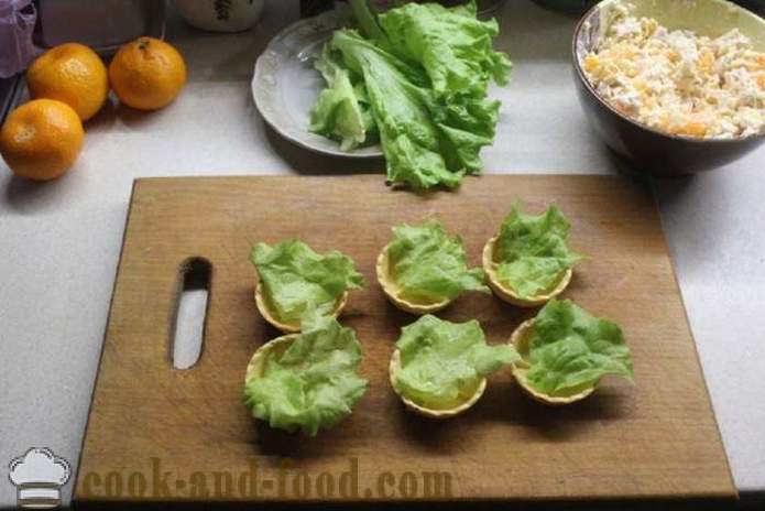 Jaungada salāti ar vistas krūtiņu un mandarīna - kā sagatavot salāti ar vistu un mandarīniem, soli pa solim recepšu fotogrāfijas