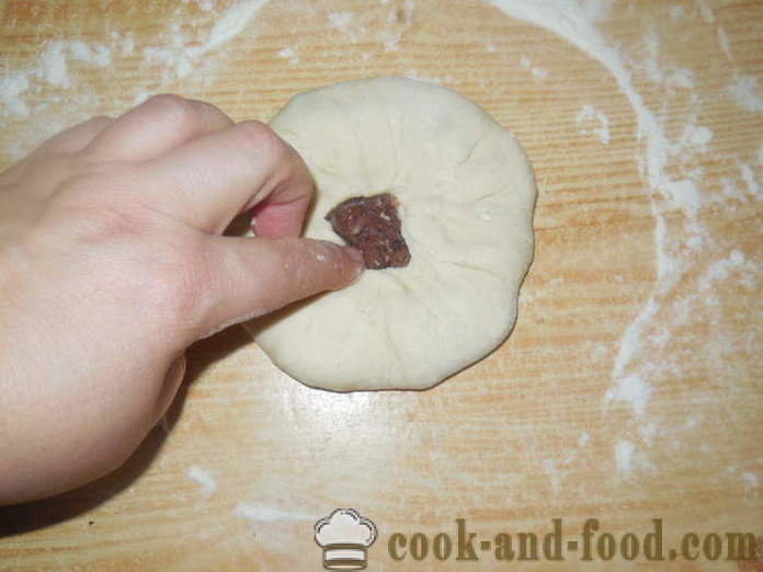 Tatāru ēdiens Cainari - kā padarīt tortiljas ar gaļu krāsnī, ar soli pa solim recepšu fotogrāfijas