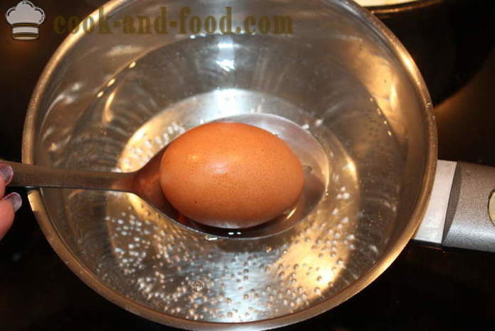 Olu vārīts ūdenī - kā gatavot vārīts olas mājās, soli pa solim recepšu fotogrāfijas