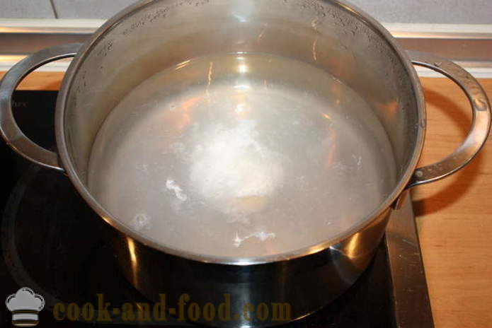 Olu vārīts ūdenī - kā gatavot vārīts olas mājās, soli pa solim recepšu fotogrāfijas