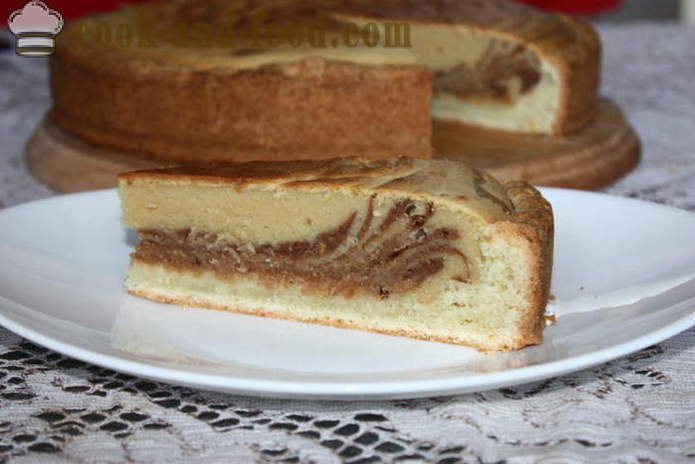 Home-made kūka zebra itāļu - kā padarīt kūka Zebra, soli pa solim recepšu fotogrāfijas