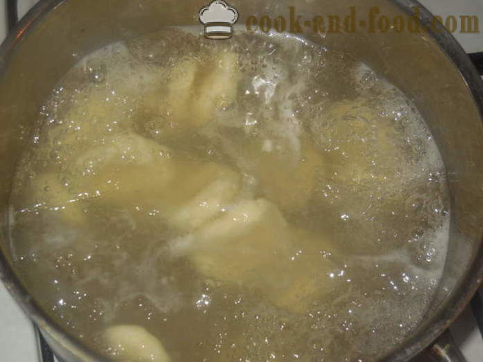 Laziest pelmeņi ar kartupeļiem - kā padarīt slinks pelmeņi ar kartupeļiem, soli pa solim recepšu fotogrāfijas