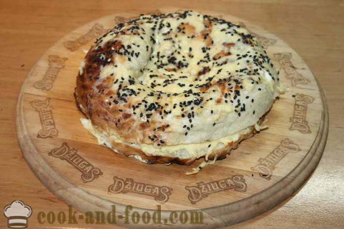 Uzbeku maize ar sieru krāsnī - kā gatavot karstā sviestmaizes ar sieru mājās, soli pa solim recepšu fotogrāfijas