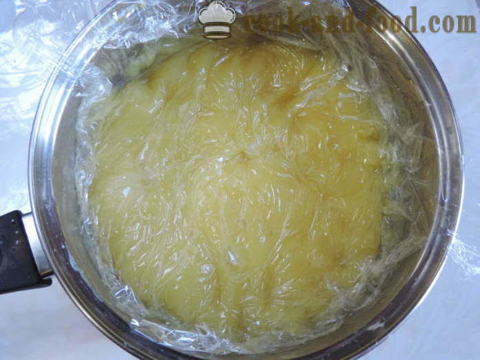 Citronu krēms ar cieti - to, kā gatavot mājās pildījumu ar citronu, ar soli pa solim recepšu fotogrāfijas