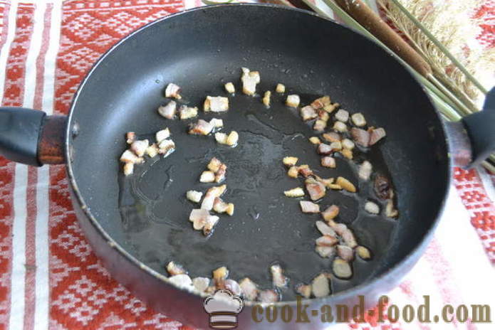 Delicious dārzeņu zupa ar kūpinātu gaļu - kā gatavot dārzeņu zupa, soli pa solim recepšu fotogrāfijas