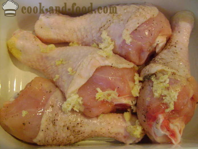 Cepta vistas stilbi - kā gatavot garšīgas vistas stilbiņi cepeškrāsnī ar soli pa solim recepšu fotogrāfijas