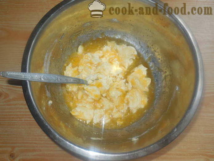 Mājās siera kūka ar krējuma sieru krāsnī - kā padarīt biezpienmaizīte mājās, soli pa solim recepšu fotogrāfijas