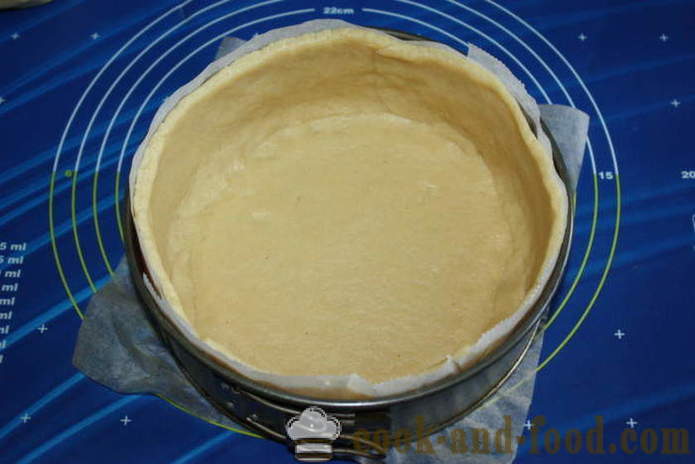 Sand Ķiršu pīrāgs - kā cept kūka ar ķiršiem krāsnī, ar soli pa solim recepšu fotogrāfijas