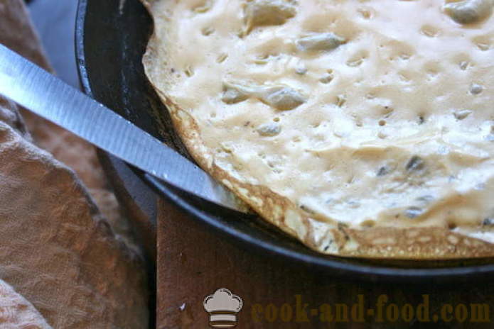 Omletnye pankūkas - kā padarīt japāņu omleti, soli pa solim recepšu fotogrāfijas