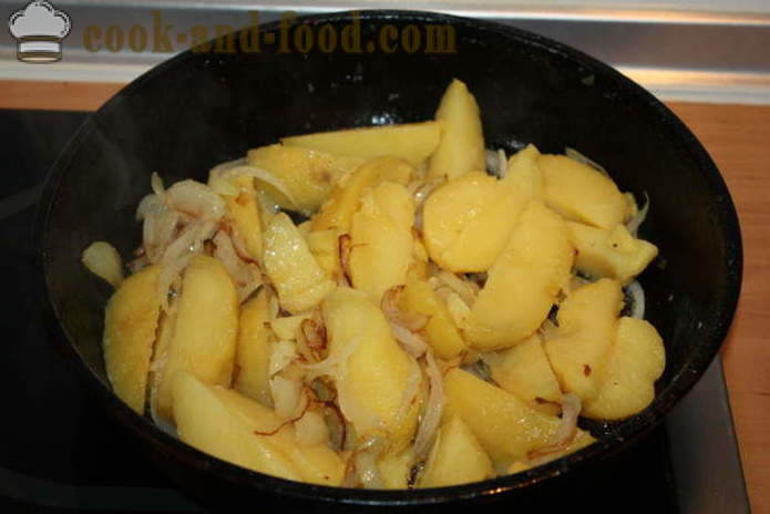 Jēra karbonāde ar krāsnī ar kartupeļiem un sīpoliem - kā gatavot gardu jēra karbonādes, soli pa solim recepšu fotogrāfijas