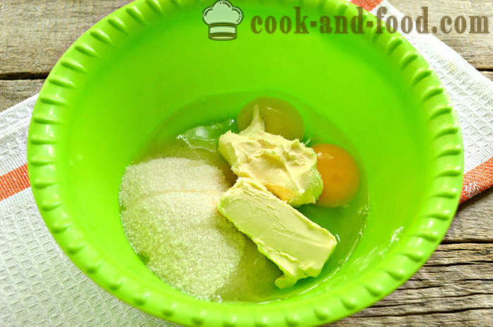 Lemon pīrāgs ar mannas un jogurtu ar formu kūka - kā padarīt kefīra mannu, soli pa solim recepšu fotogrāfijas