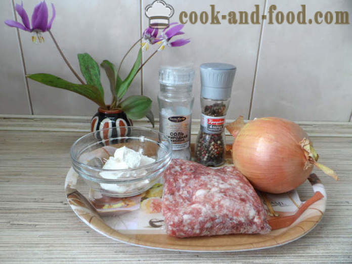 Pasties ar gaļu un sieru grieķu - kā padarīt kulinārijas mājās soli pa solim recepšu fotogrāfijas