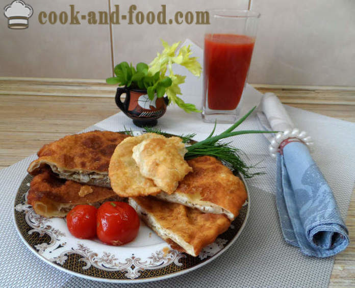 Pasties ar gaļu un sieru grieķu - kā padarīt kulinārijas mājās soli pa solim recepšu fotogrāfijas