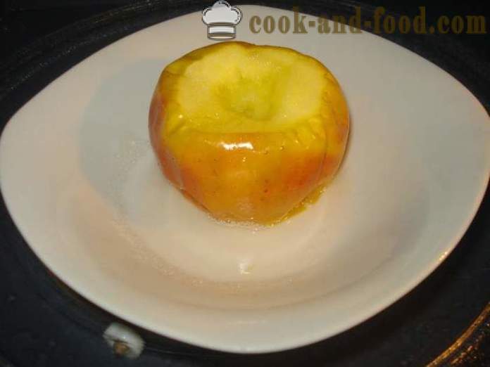Cepti āboli mikroviļņu krāsnī - kā gatavot ābolus ar mikroviļņu krāsns, soli pa solim recepšu fotogrāfijas