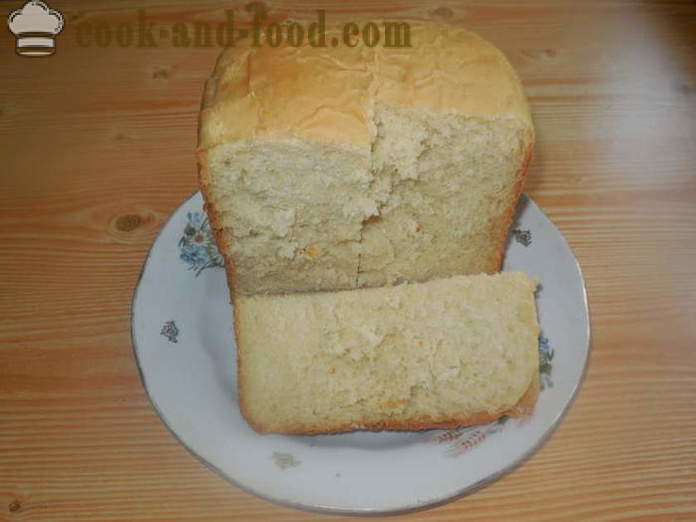 Siers maizi uz maizes automāts seruma - kā cept maizi maizes automāts ar krējuma sieru uz seruma, soli pa solim recepšu fotogrāfijas