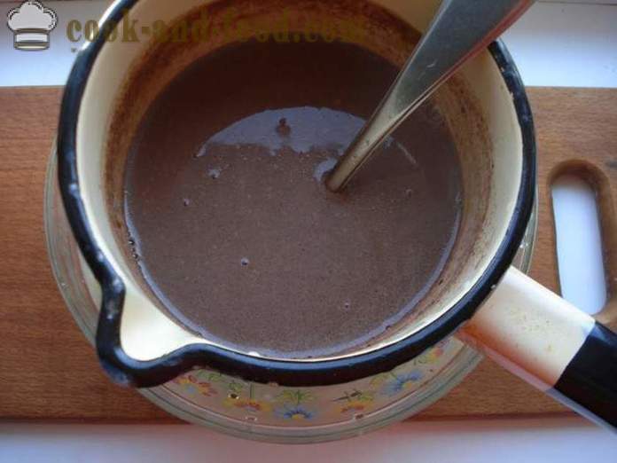 Pašmāju saldējums ar kakao un cieti - to, kā padarīt šokolādes saldējumu mājās, soli pa solim recepšu fotogrāfijas