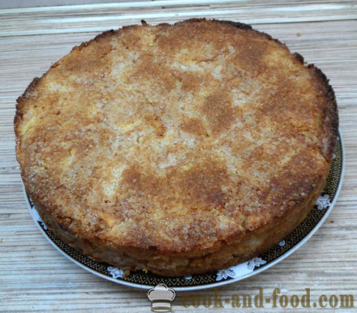 Vieglākais ābolu pīrāgs - kā padarīt ābolu pīrāgs krāsnī, ar soli pa solim recepšu fotogrāfijas