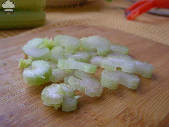 Ātrā salāti ar bekonu - kā padarīt ātru un garšīgu salāti, soli pa solim recepšu fotogrāfijas