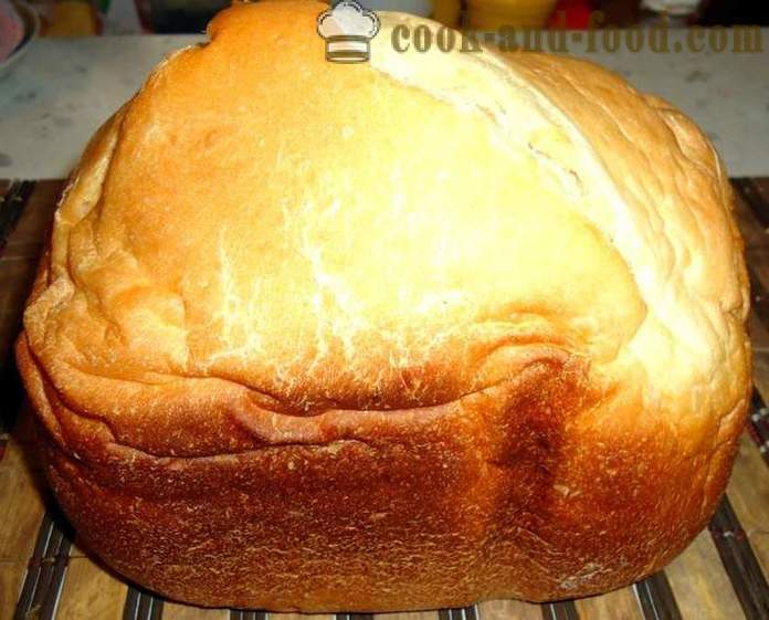 Vienkārši mājās maize maizes automāts - kā cept maizi maizes automāts mājās, soli pa solim recepšu fotogrāfijas