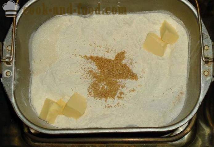 Rauga maizītes ar sezama sēklām cepeškrāsnī - kā padarīt bulciņa ar sezama sēklām mājās soli pa solim recepšu fotogrāfijas