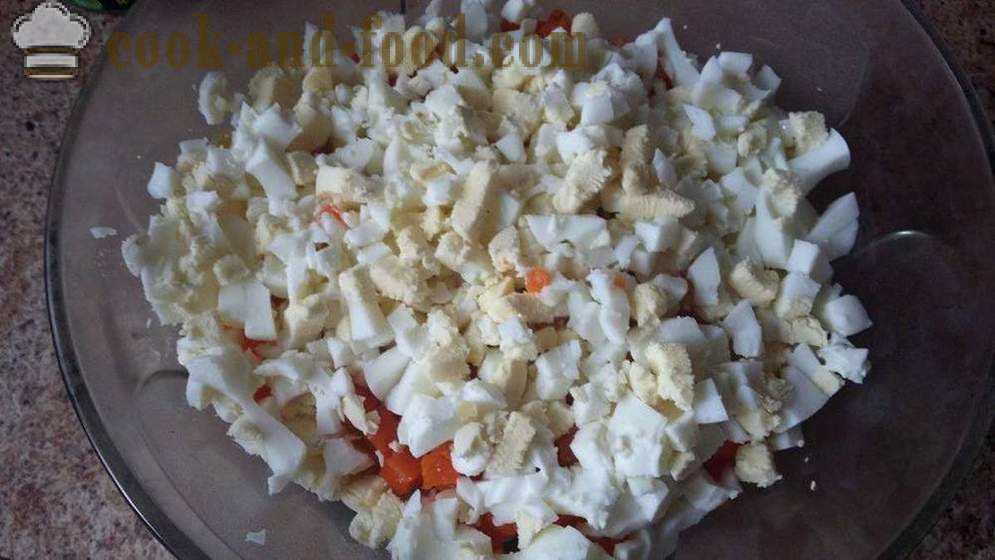 Salāti ar tunci ar olu un kartupeļiem - kā sagatavot salāti tunzivju konservu, soli pa solim recepšu fotogrāfijas