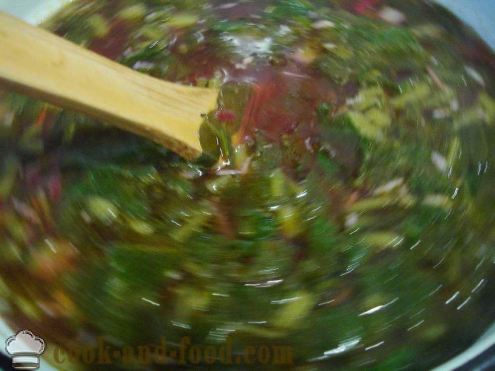 Dārzeņu zupa ar skābeņu - kā gatavot zupa ar skābeņu, soli pa solim recepšu fotogrāfijas
