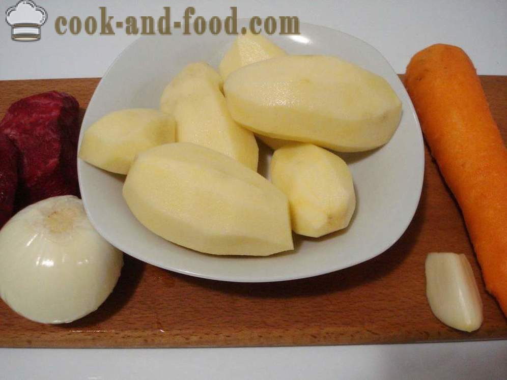 Klasisks dārzeņu zupa - kā gatavot dārzeņu zupa, soli pa solim recepšu fotogrāfijas